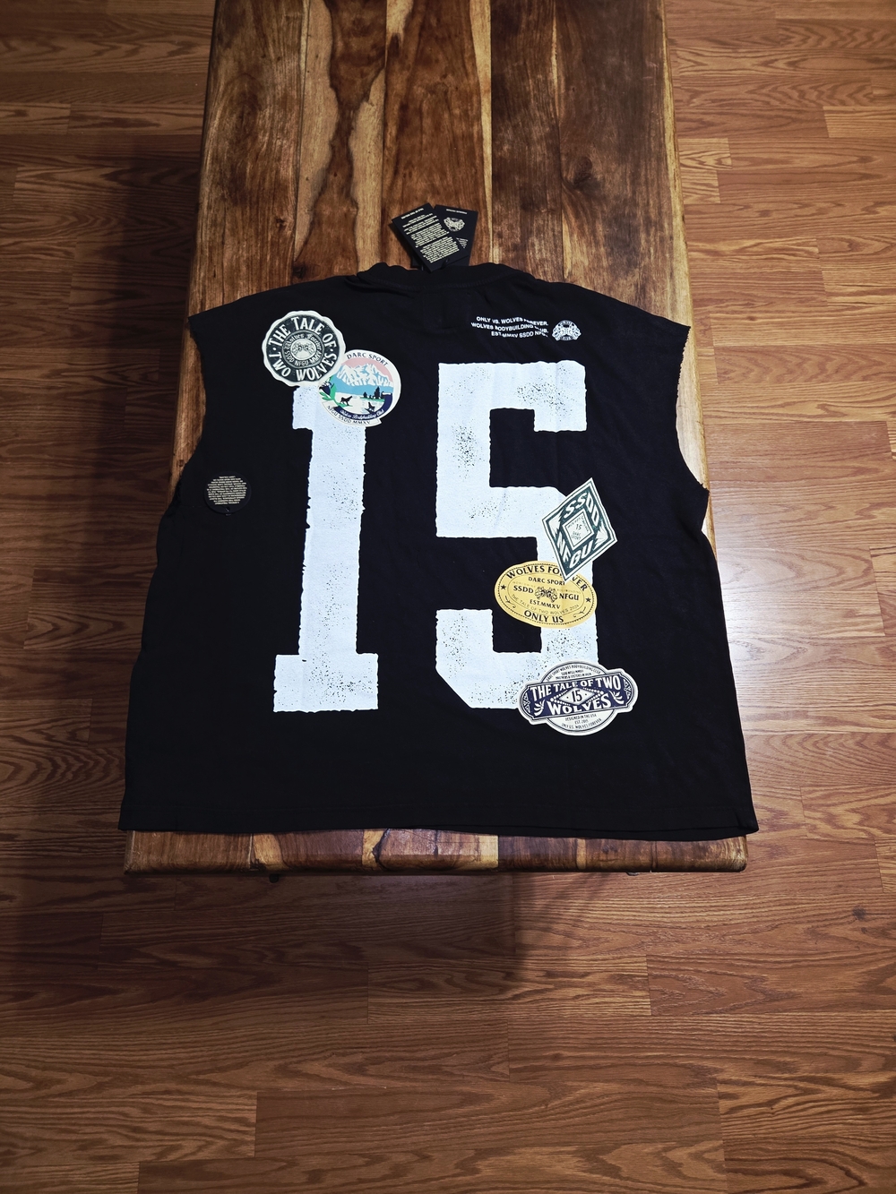 Darc Sport Men's Black Premium Vintage Muscle Tee